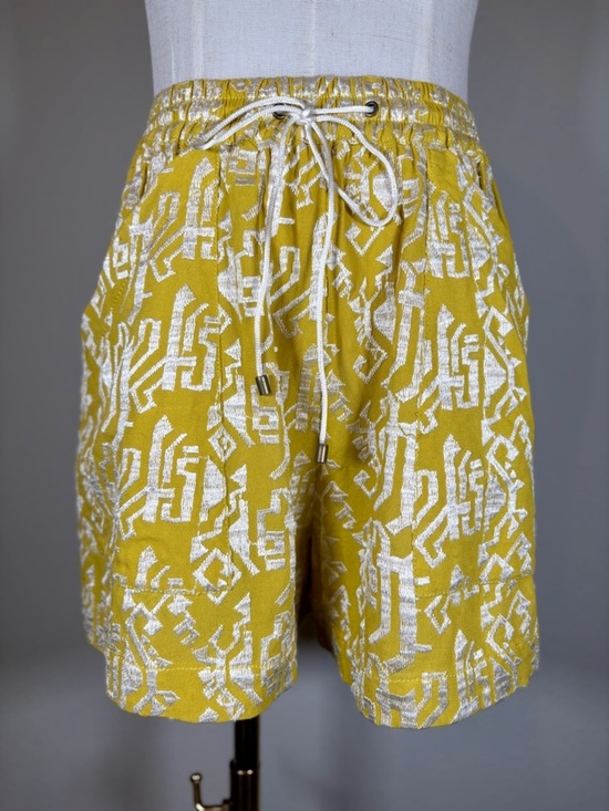elevenses Pants - Anthropologie Elevenses Melora Embroidered Shorts Size XS